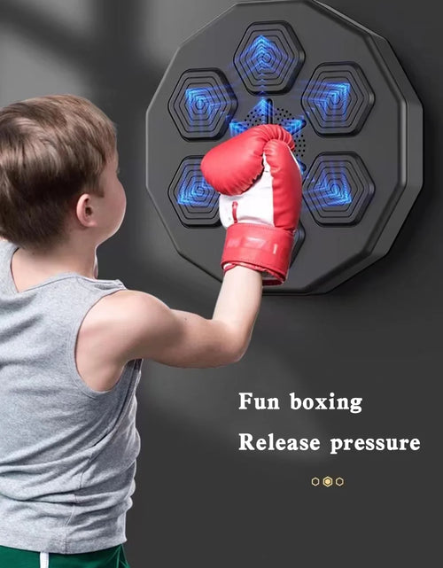 Load image into Gallery viewer, Smart Electronic Music Boxing Machine, Wall Mounted Boxing Machine Training Punching, Smart Boxing Target Workout Machine for Home,Indoor and Gym
