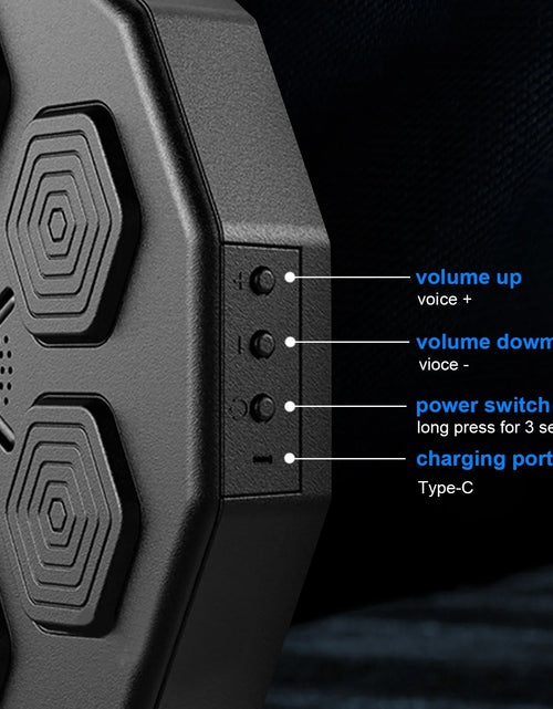 Load image into Gallery viewer, Music Boxing Machine, Smart Bluetooth Connection Boxing Equipment, Fight Reaction Training Boxing Pad, Release Pressure Wall Mounted Punching Equipment with Boxing Gloves
