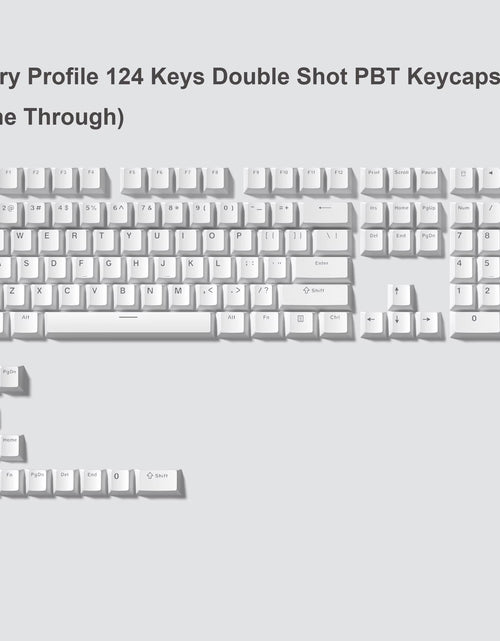 Load image into Gallery viewer, 168 Keys Double Shot PBT Keycap Custom Keycap Cherry Profile Keyboard Keycaps for Cherry Gateron MX Switches Gaming Keyboard
