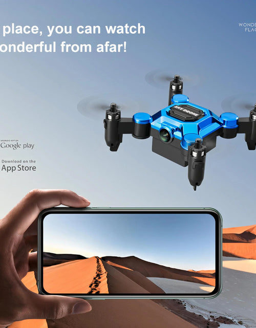 Load image into Gallery viewer, 4K Mini Foldable Drone for Kids, Drone with Camera, RC Drone with Altitude Hold 3D Flips and Headless Mode Easy to Fly
