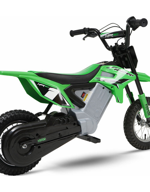 Load image into Gallery viewer, HPR 350 Dirt Bike 24V Electric Motorcycle in Green for Kids
