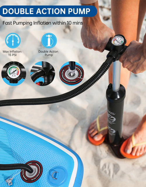 Load image into Gallery viewer, Inflatable Paddle Board Stand up Paddle Board 6 in Thick with Sup Accessories and Carry Bag and Fast Pumping for Adults and Youth
