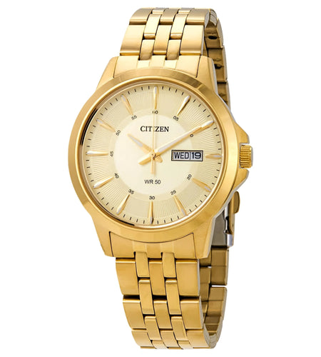 Quartz Champagne Dial Men'S Watch BF2013-56P