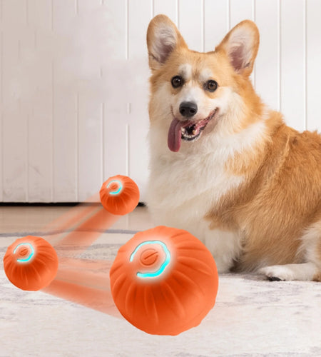 Pet Smart Jumping Ball,Interactive Dog Toys Dog Ball,Automatic Moving Bouncing Rotating Ball for Puppy/Small/Medium Dogs,Fun and Engaging Gifthi Toy, Suitable for Small and Medium-Sized Pets