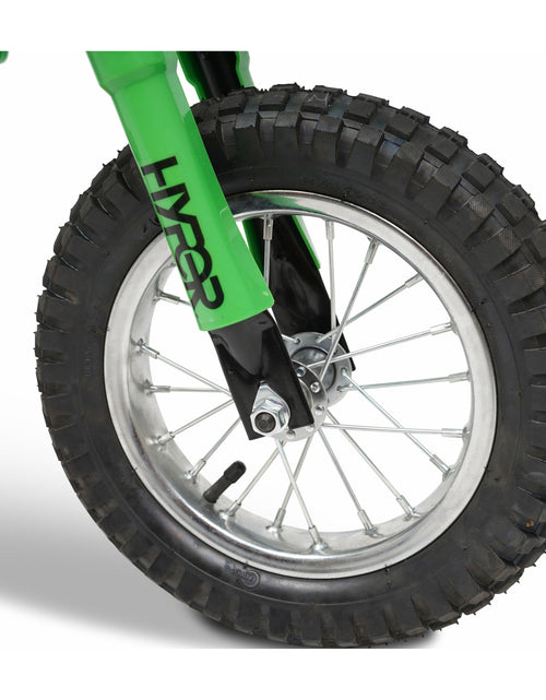 Load image into Gallery viewer, HPR 350 Dirt Bike 24V Electric Motorcycle in Green for Kids
