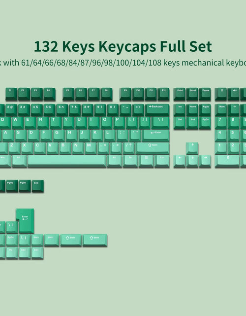 Load image into Gallery viewer, 168 Keys Double Shot PBT Keycap Custom Keycap Cherry Profile Keyboard Keycaps for Cherry Gateron MX Switches Gaming Keyboard
