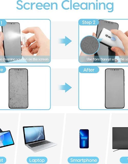 Load image into Gallery viewer, 7-In-1 Multi-Device Cleaning Kit – Versatile Dust Brush for Keyboards, Screens &amp; Earphones for Computers, Tablets &amp; Bluetooth Devices
