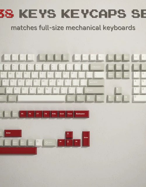 Load image into Gallery viewer, 168 Keys Double Shot PBT Keycap Custom Keycap Cherry Profile Keyboard Keycaps for Cherry Gateron MX Switches Gaming Keyboard

