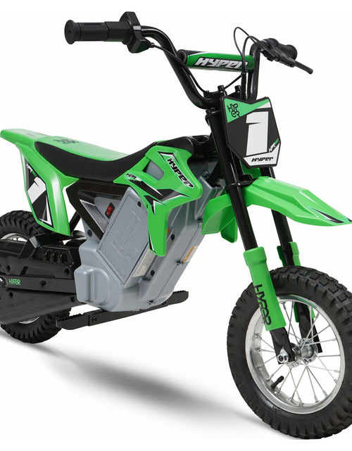 Load image into Gallery viewer, HPR 350 Dirt Bike 24V Electric Motorcycle in Green for Kids

