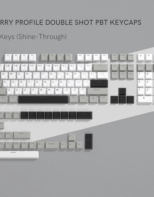 Load image into Gallery viewer, 168 Keys Double Shot PBT Keycap Custom Keycap Cherry Profile Keyboard Keycaps for Cherry Gateron MX Switches Gaming Keyboard
