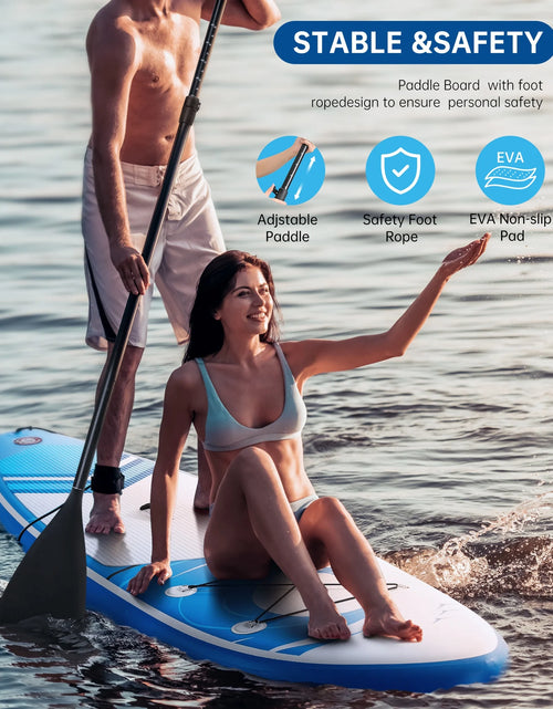 Load image into Gallery viewer, Inflatable Paddle Board Stand up Paddle Board 6 in Thick with Sup Accessories and Carry Bag and Fast Pumping for Adults and Youth
