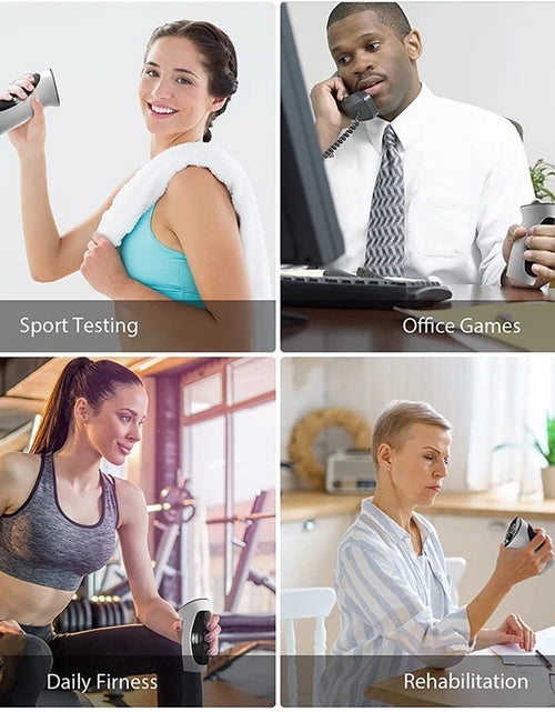 Load image into Gallery viewer, Grip Strength Trainer, Grip Strength Tester Hand Grip Exerciser Auto Capturing Digital Hand Dynamometer
