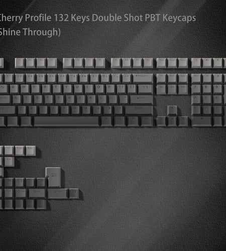 168 Keys Double Shot PBT Keycap Custom Keycap Cherry Profile Keyboard Keycaps for Cherry Gateron MX Switches Gaming Keyboard