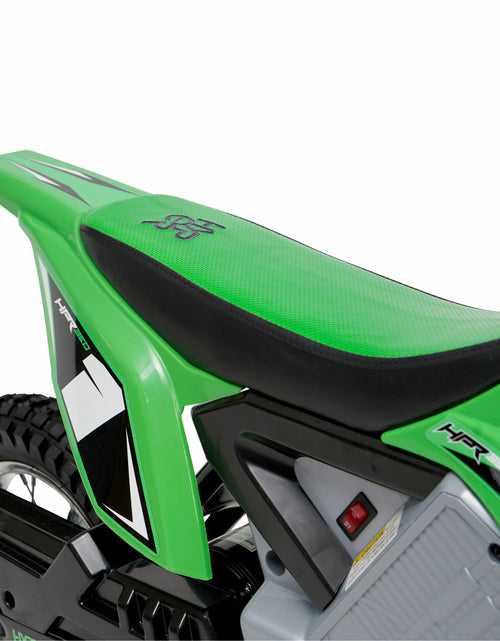 Load image into Gallery viewer, HPR 350 Dirt Bike 24V Electric Motorcycle in Green for Kids

