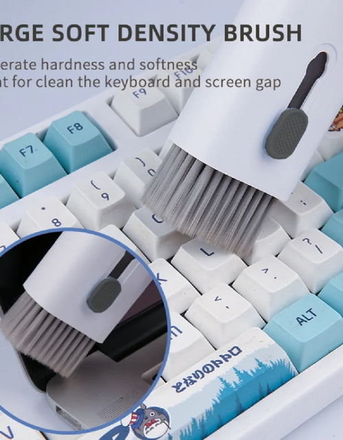 Load image into Gallery viewer, 7-In-1 Multi-Device Cleaning Kit – Versatile Dust Brush for Keyboards, Screens &amp; Earphones for Computers, Tablets &amp; Bluetooth Devices
