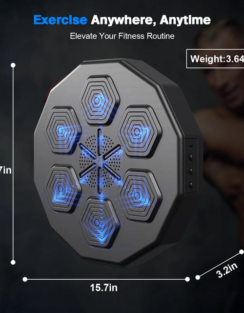 Load image into Gallery viewer, Music Boxing Machine, Smart Bluetooth Connection Boxing Equipment, Fight Reaction Training Boxing Pad, Release Pressure Wall Mounted Punching Equipment with Boxing Gloves

