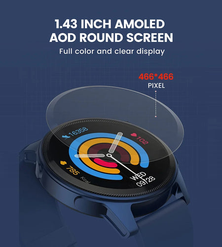 Smart Watch, 1.85 Inch Smart Watch with Answer/Dial ,Smart Watch for Men (Black)