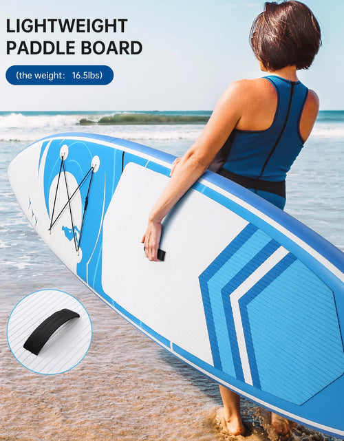 Load image into Gallery viewer, Inflatable Paddle Board Stand up Paddle Board 6 in Thick with Sup Accessories and Carry Bag and Fast Pumping for Adults and Youth
