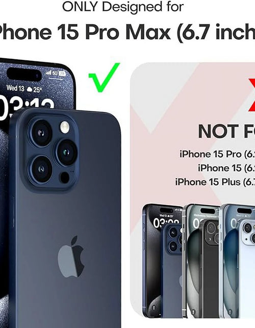Load image into Gallery viewer, Shockproof Slim Cell Phone Case for Apple Iphone 15 Pro Max, Black
